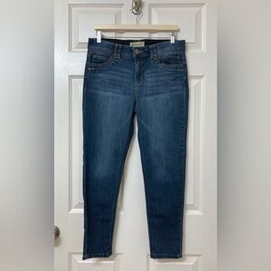 Democracy "Ab" Technology Dark Wash High Rise Cropped Jeans 10 Normcore Winter